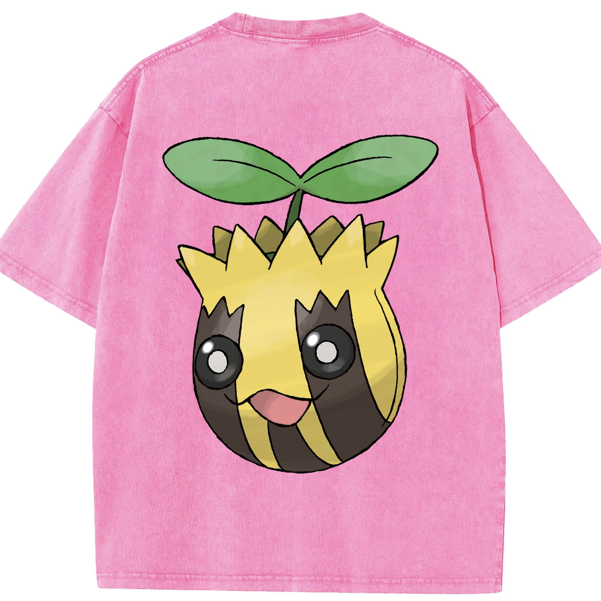 （画像用） ポケットモンスター Pokémon 綿100% ヴィンテージ風 半袖Tシャツ（背面プリント）